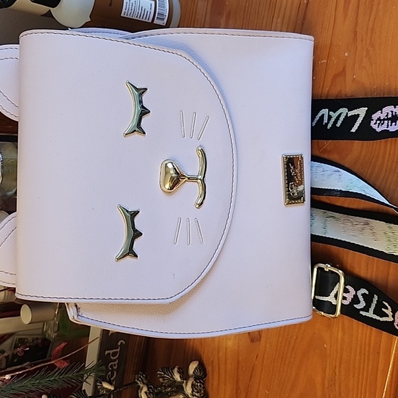 Betsey Johnson Handbags - Betsey Johnson Cat Face Backpack SMALL